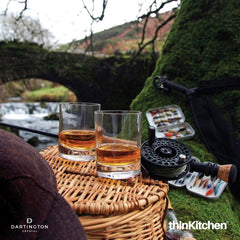 Dartington Crystal Exmoor Old Fashioned Whisky Glass Set Of 2