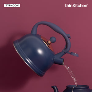 Typhoon Navy Blue Stove Top Kettle, 1.8  Litre