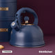 Typhoon Navy Blue Stove Top Kettle, 1.8  Litre