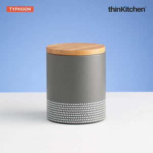 Typhoon Grey Monochrome Medium Storage Canister