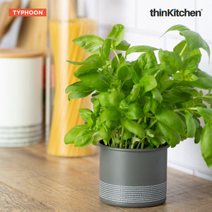 Typhoon Monochrome Herb Planter Grey