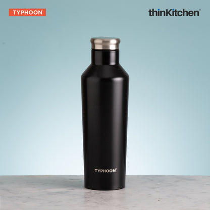 Typhoon Pure Double Wall Bottle Black 500ml