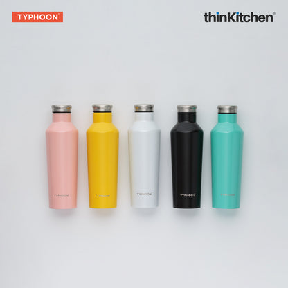 Typhoon Pure Double Wall Bottle Black 500ml