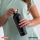 Typhoon Pure Double Wall Bottle, Black, 500ml