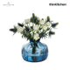 Dartington Crystal Cushion Ink Blue Medium Flower Vase