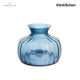Dartington Crystal Cushion Ink Blue Medium Flower Vase
