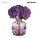 Dartington Crystal Cushion Purple Large Flower Vase