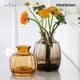 Dartington Cushion Tall Topaz Vase
