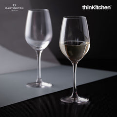 Dartington Crystal Wine Master White Wine Glass Set of 2, 350ml each