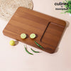 Culinex Beach Wood Premium Chopping and Serving Board | Carbonized 2-in-1 Cutting Board | Eco-Friendly, Durable