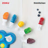 Zoku Fish Pop Mold – 6 Silicone Popsicle Molds with Fun Under-the-Sea Designs