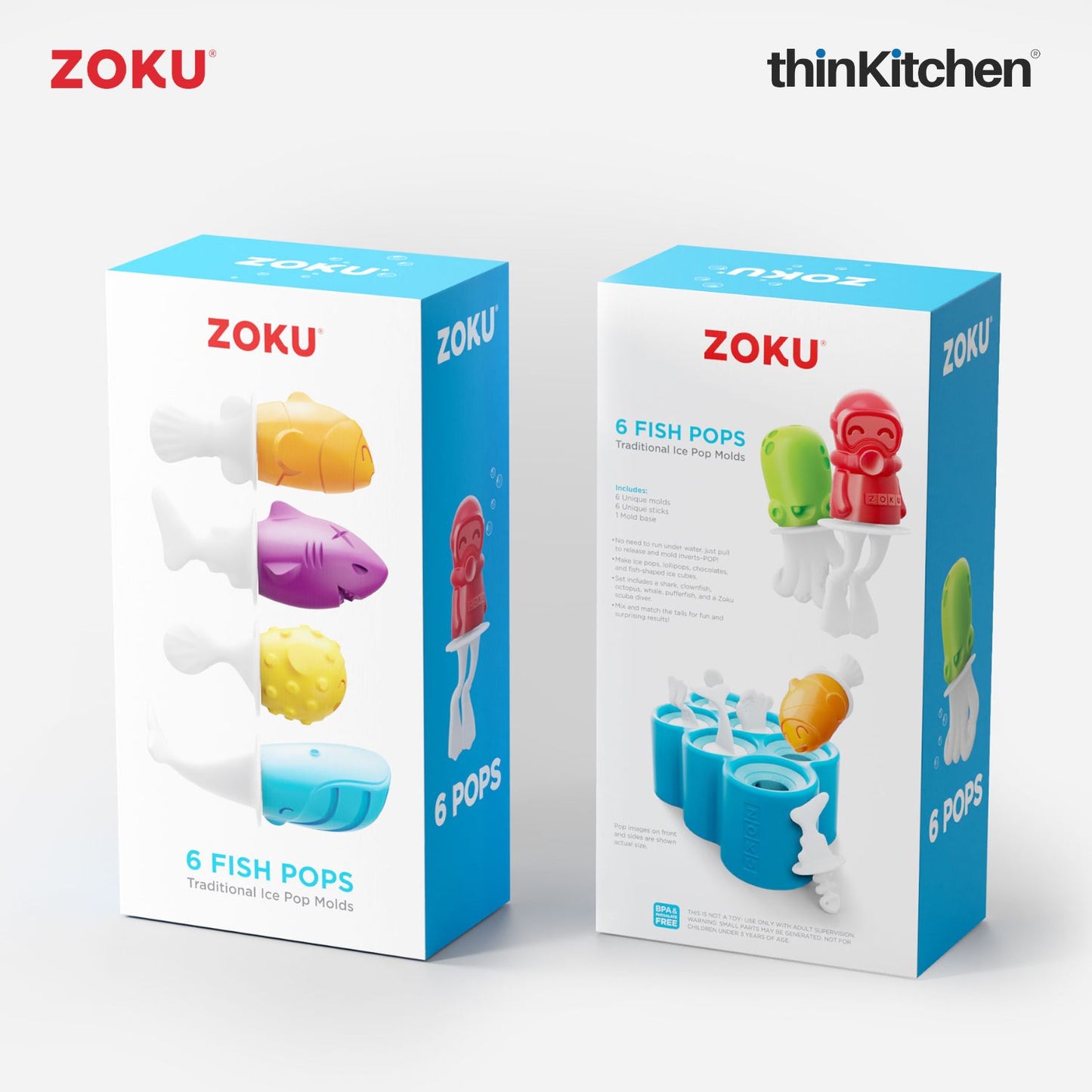 Zoku Fish Pop Mold