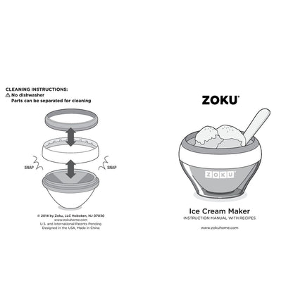 Zoku 150 ML Ice Cream Maker, Green | Ice Cream Churner