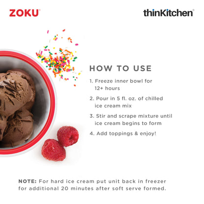 Zoku Red Ice Cream Maker