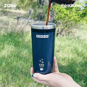 Zoku Iced Coffee Maker, Grey, 325ml