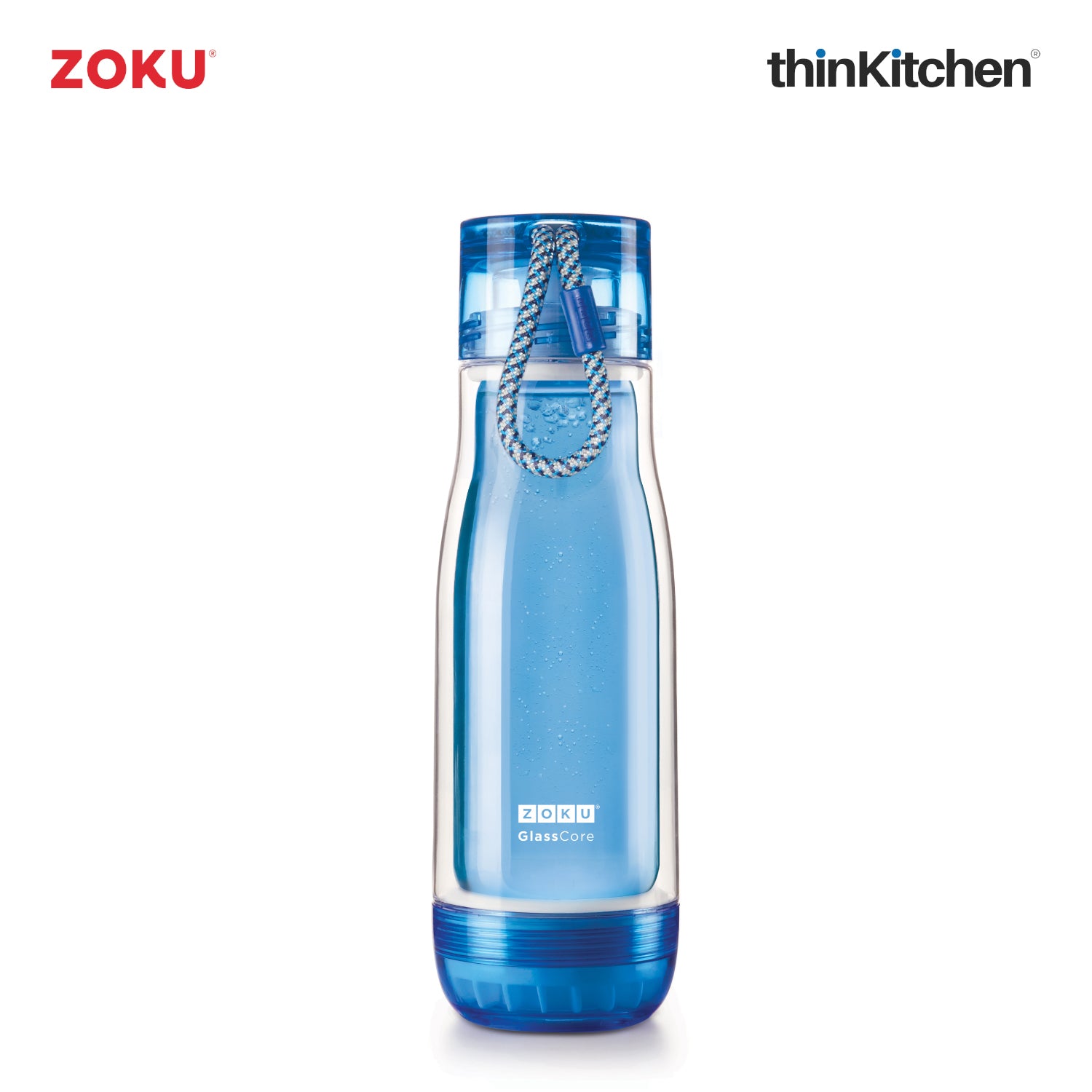 Zoku 12 oz. Core Bottle in Grey/Green