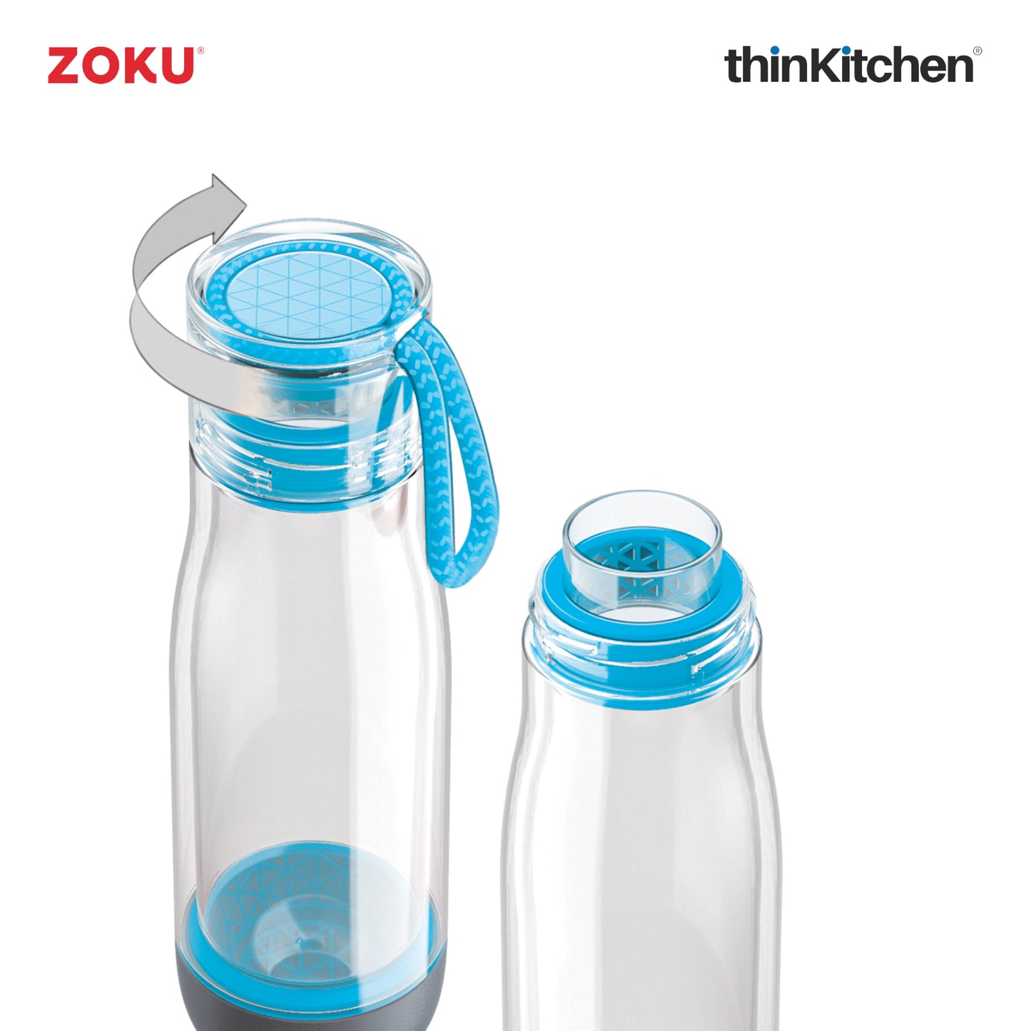 Zoku Teal Everyday Outer Core Bottle, 475ml