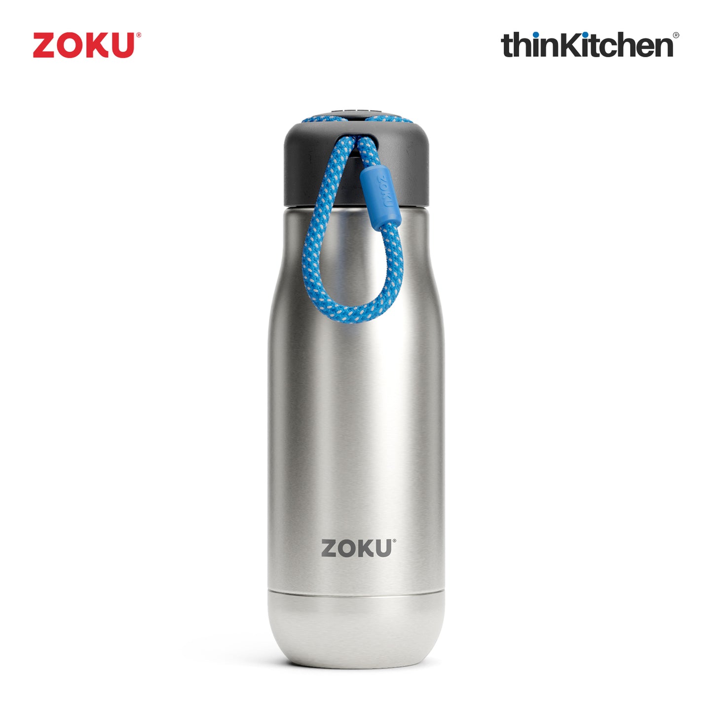 Zoku Stainless Steel Bottle Silver 350ml