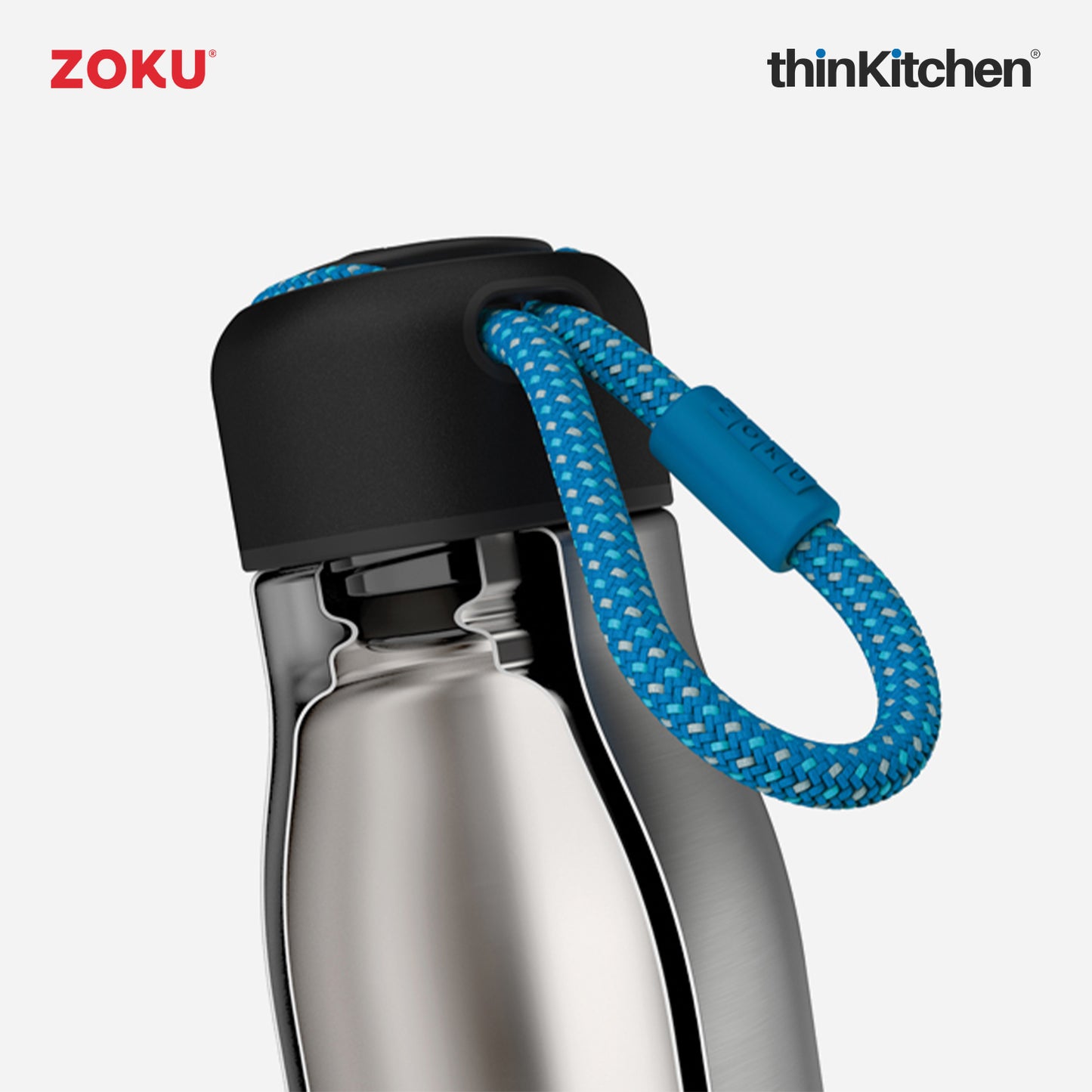 Zoku Stainless Steel Bottle Silver 350ml