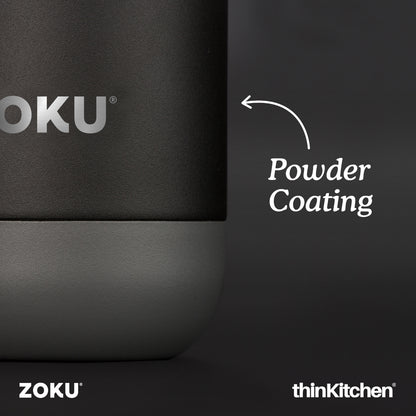 Zoku Stainless Steel Bottle Black 500ml