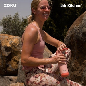 Zoku Coral Stainless Steel Bottle, 500ml
