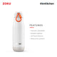 Zoku Stainless Steel Bottle, White, 500ml
