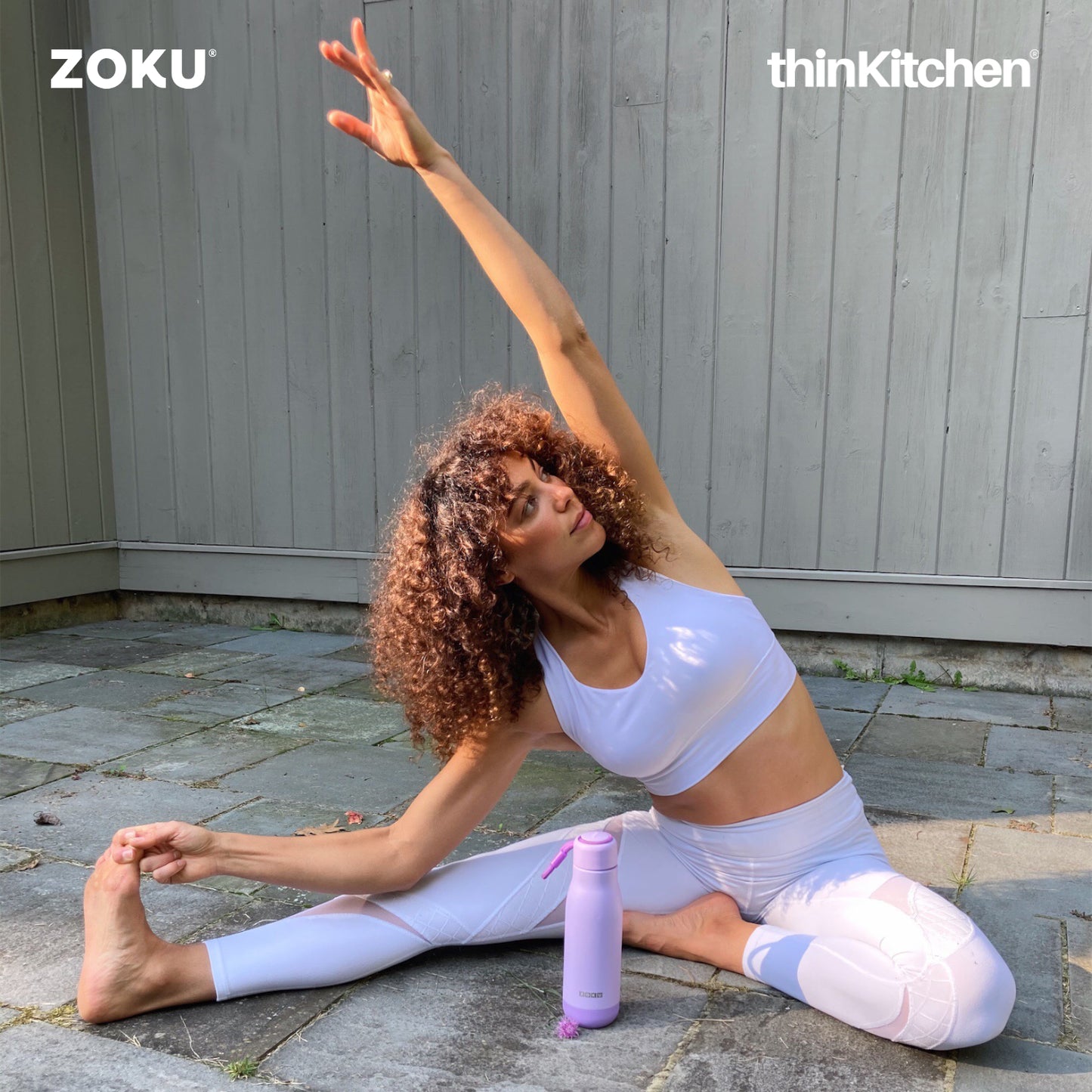Zoku 18oz Lavender Stainless Steel Bottle