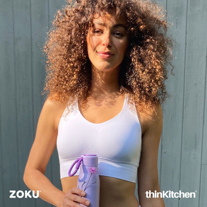 Zoku 18oz Lavender Stainless Steel Bottle