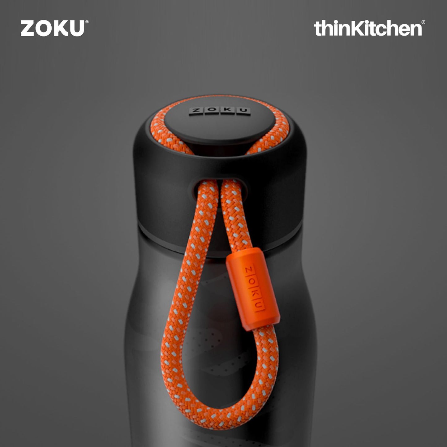 Zoku Black Camo Stainless Steel Bottle