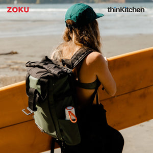 Zoku 18oz White Camo Stainless Bottle