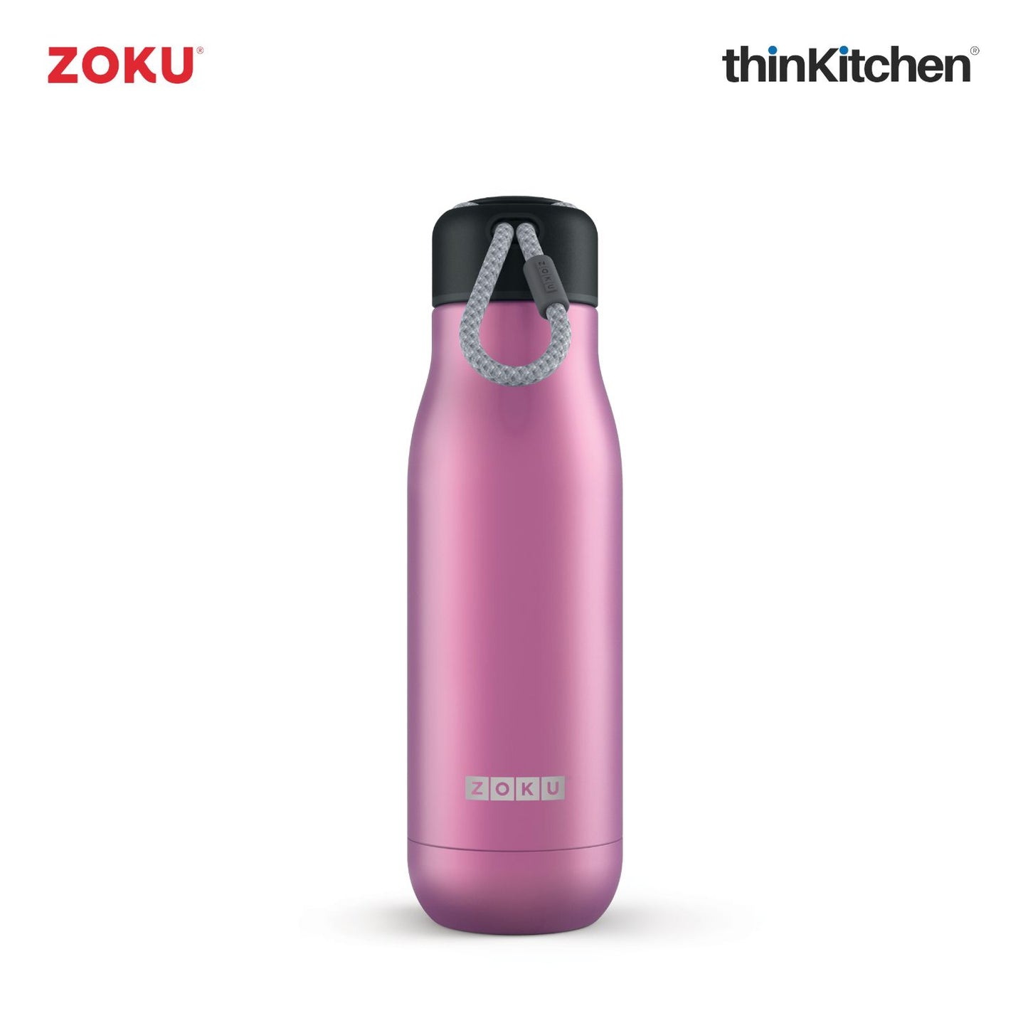 Zoku Purple Vaccum insulated Stainless Steel Bottle, 500ml