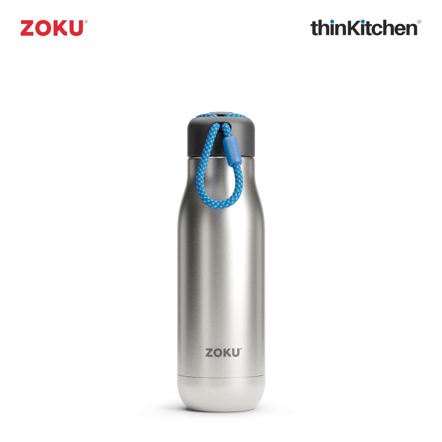 Zoku Silver Vaccum Insulated Stainless Steel Bottle