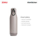 Zoku Stainless Steel Bottle, 750 ml - Ash
