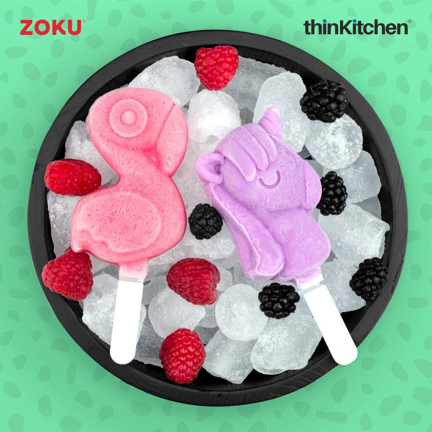 Zoku Flamingo Ice Pop Mold | Set of 4
