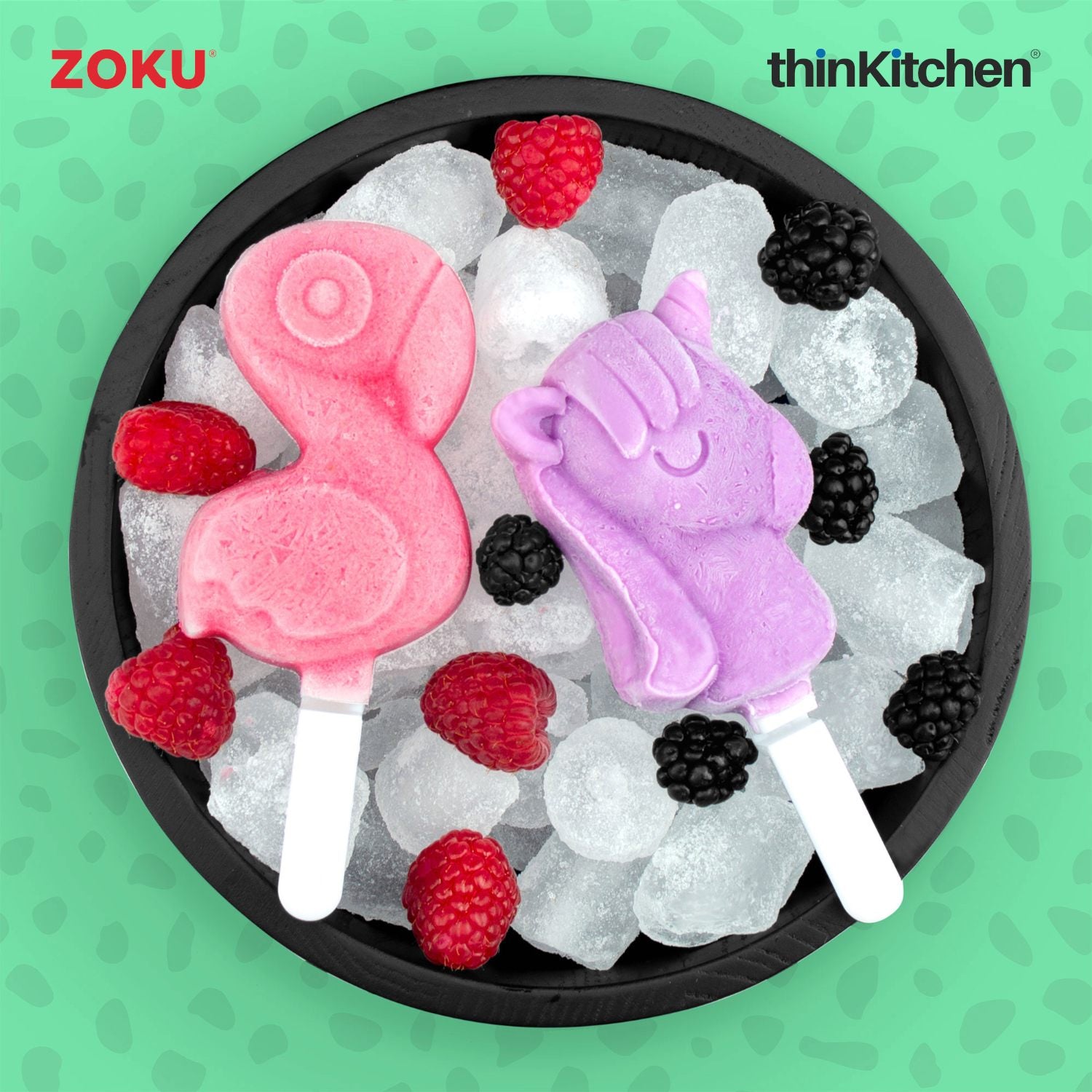 Zoku Flamingo Ice Pop Mold | Set of 4 - 14