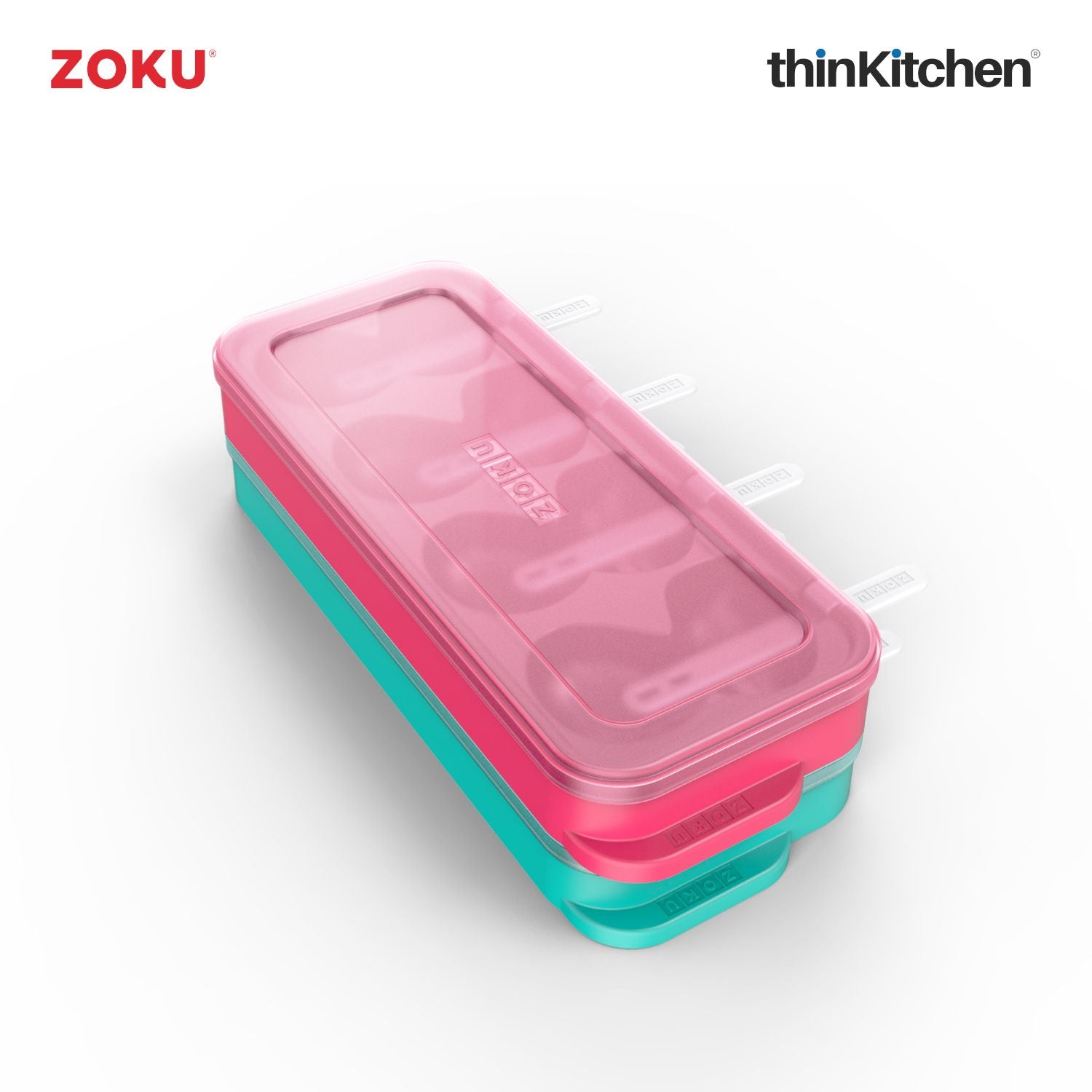 Zoku Flamingo Ice Pop Mold | Set of 4 - 6