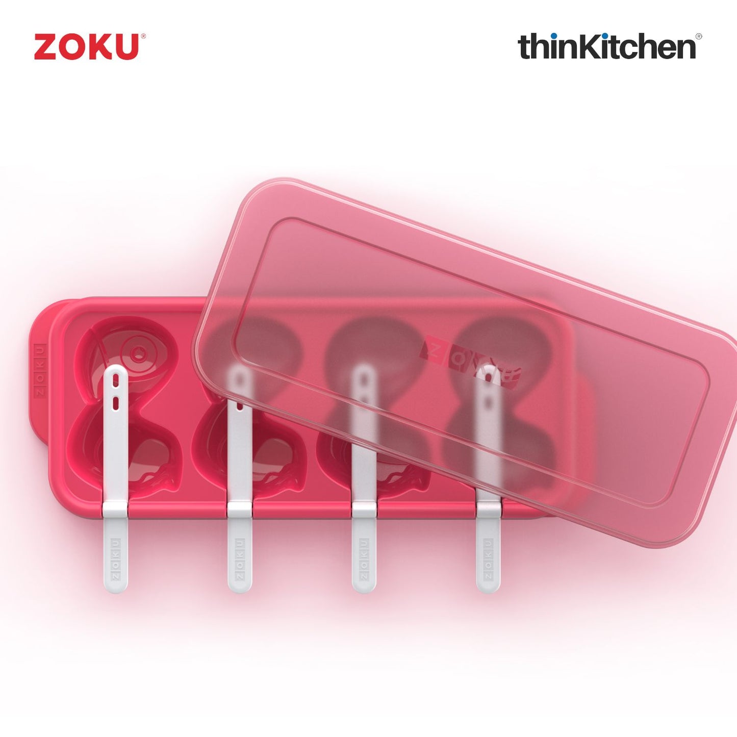 Zoku Flamingo Ice Pop Mold | Set of 4