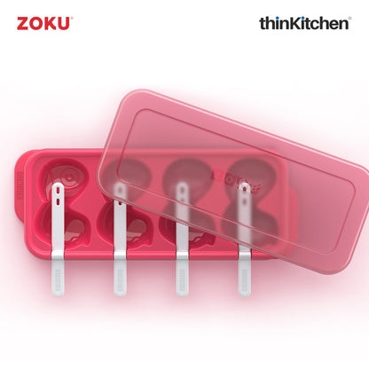 Zoku Flamingo Ice Pop Mold | Set of 4