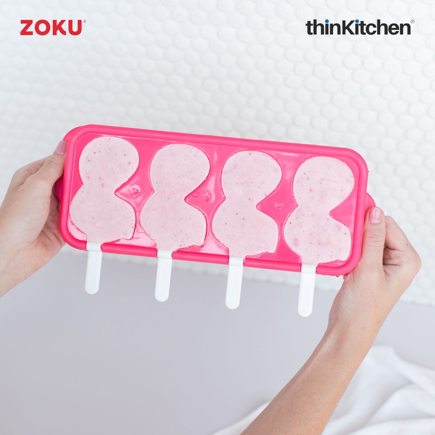 Zoku Flamingo Ice Pop Mold | Set of 4