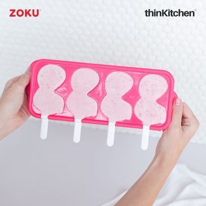 Zoku Flamingo Ice Pop Mold | Set of 4