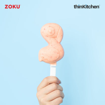Zoku Flamingo Ice Pop Mold | Set of 4
