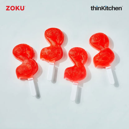 Zoku Flamingo Ice Pop Mold | Set of 4