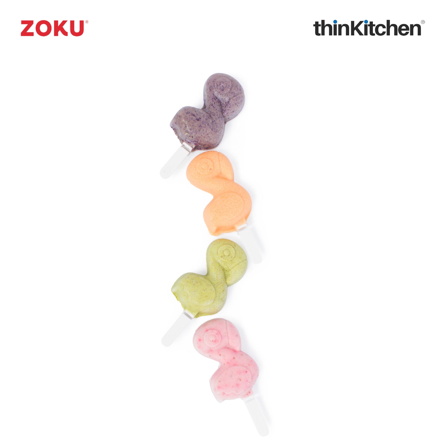 Zoku Flamingo Ice Pop Mold | Set of 4