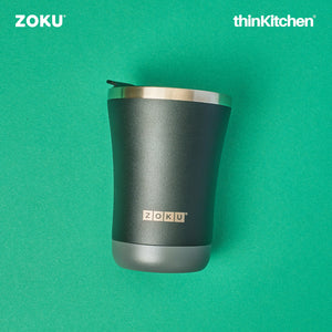 Zoku 3in1 Stainless Steel Tumbler, 350ml - Black