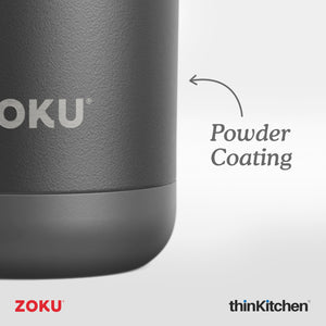 Zoku 3in1 Stainless Steel Tumbler, 350ml - Black