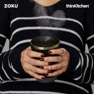 Zoku 3in1 Stainless Steel Tumbler, 350ml - Black