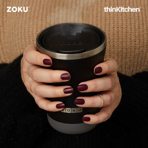 Zoku 3in1 Stainless Steel Tumbler, 350ml - Black