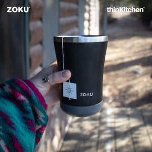 Zoku 3in1 Stainless Steel Tumbler, 350ml - Black