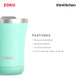 Zoku 3in1 Stainless Steel Tumbler, 350 ml - Aqua