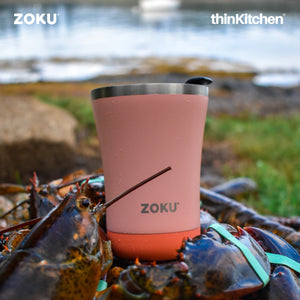 Zoku 3in1 Stainless Steel Tumbler, 350ml - Coral